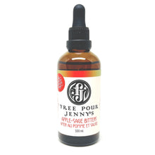 Load image into Gallery viewer, Free Pour Jenny's Limited-Edition Apple-Sage Bitters, alcohol bitter, bar bitters, cocktail, handmade, small batch, wild foraged, home bar, Yukon, wild mountain sage, wild harvest, bartender