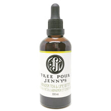 Load image into Gallery viewer, Free Pour Jenny's Labrador Tea & Lime Bitters, alcohol bitter, bar bitters, cocktail, handcrafted, harvesting, small batch, home bar, bartender, Yukon Territory, made in northern Canada, wild foraged