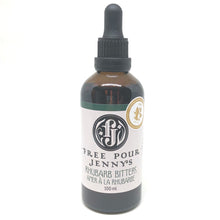 Load image into Gallery viewer, Free Pour Jenny's Rhubarb Bitters, Yukon made, cocktail bitters, handcrafted, Yukon grown rhubarb, small batch