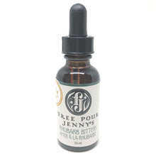 Load image into Gallery viewer, Free Pour Jenny's Rhubarb Bitters, Yukon made, cocktail bitters, handcrafted, Yukon grown rhubarb, small batch, gifting size